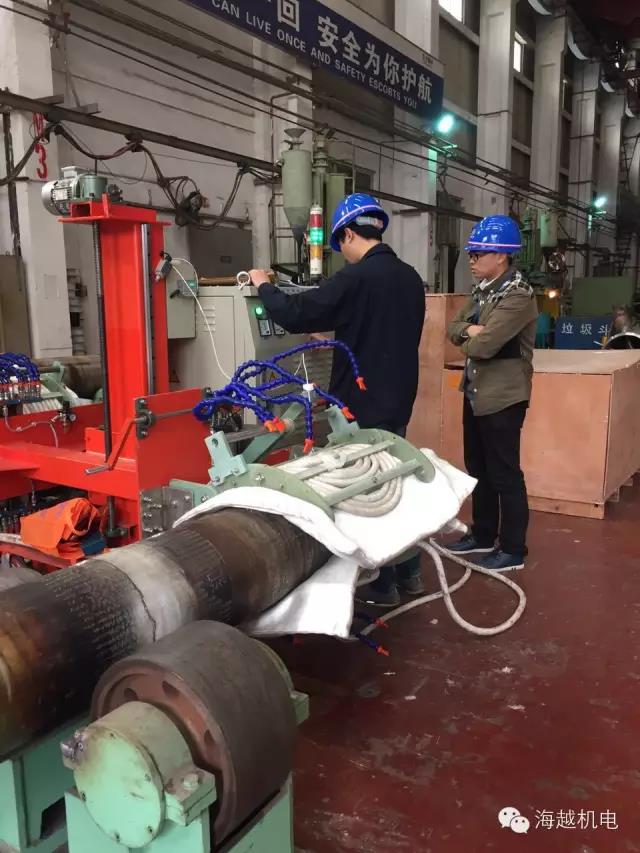 海越中頻高頻電磁感應加熱設備在不同的行業(yè)、不同的工件、不同的工藝要求的應用現(xiàn)場圖